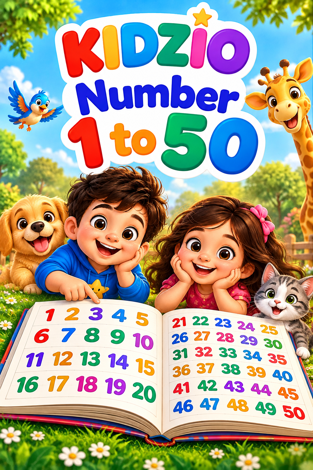Kidzio - Read & Write Numbers (1 to 50)